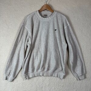 Vintage‎ Labrador Apparel Crewneck Sweatshirt Lab Tested Sportswear Gray Sherpa